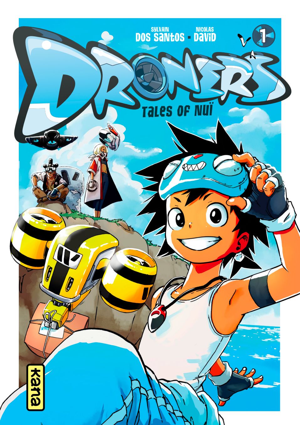 Couverture du 1er tome de Droners : Tales of Nuï