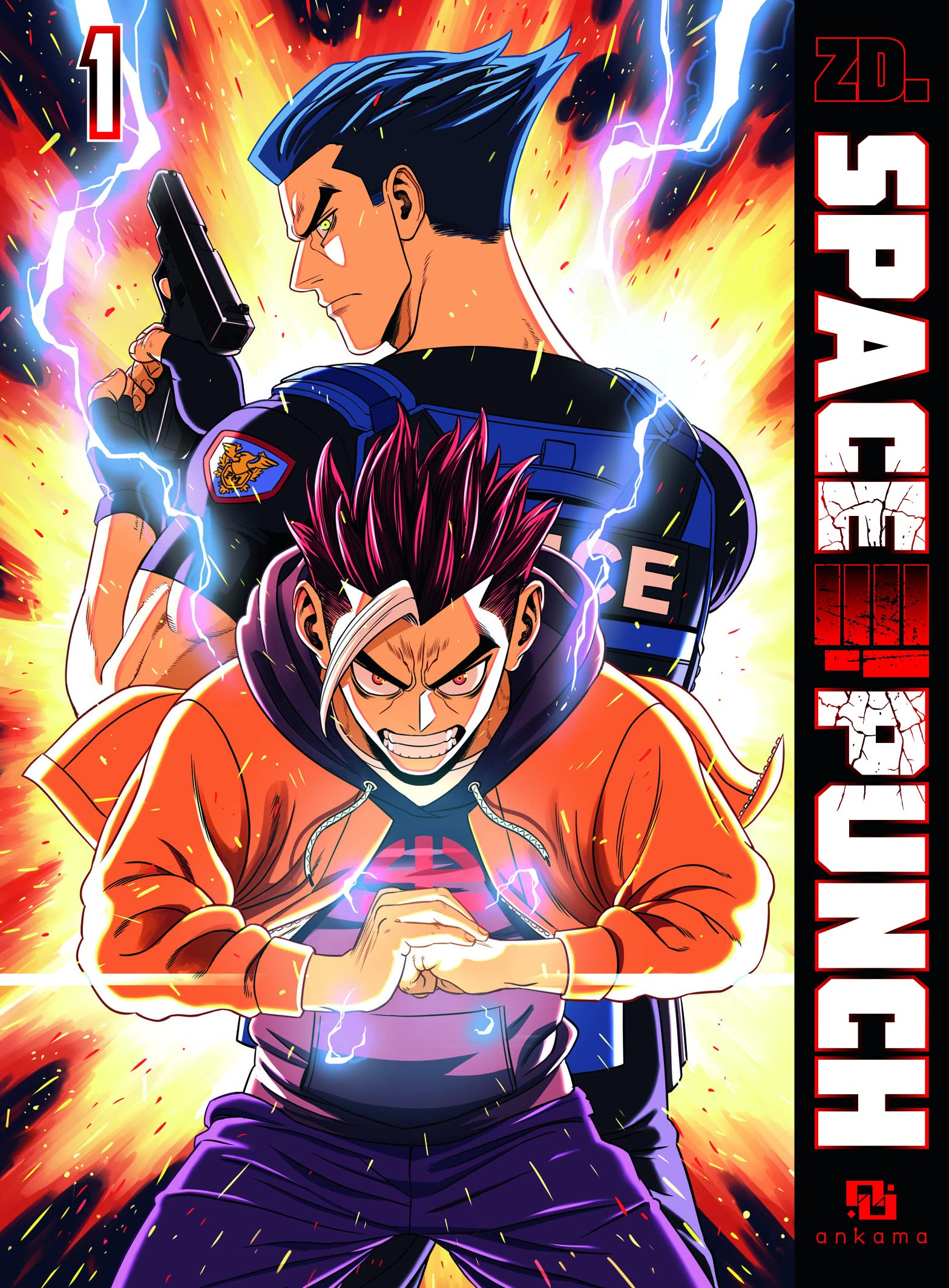 Couverture du 1er tome de Space Punch