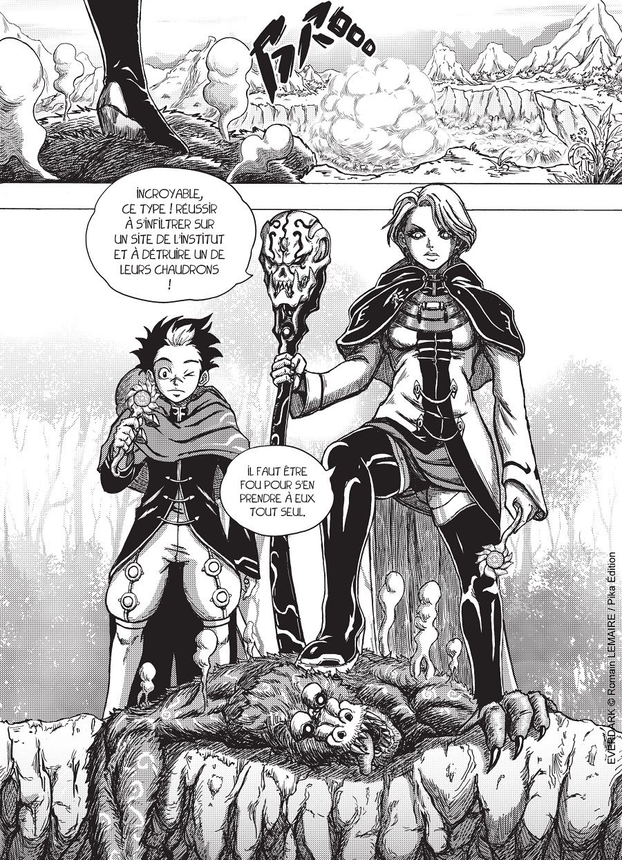 planche extraite de Everdark